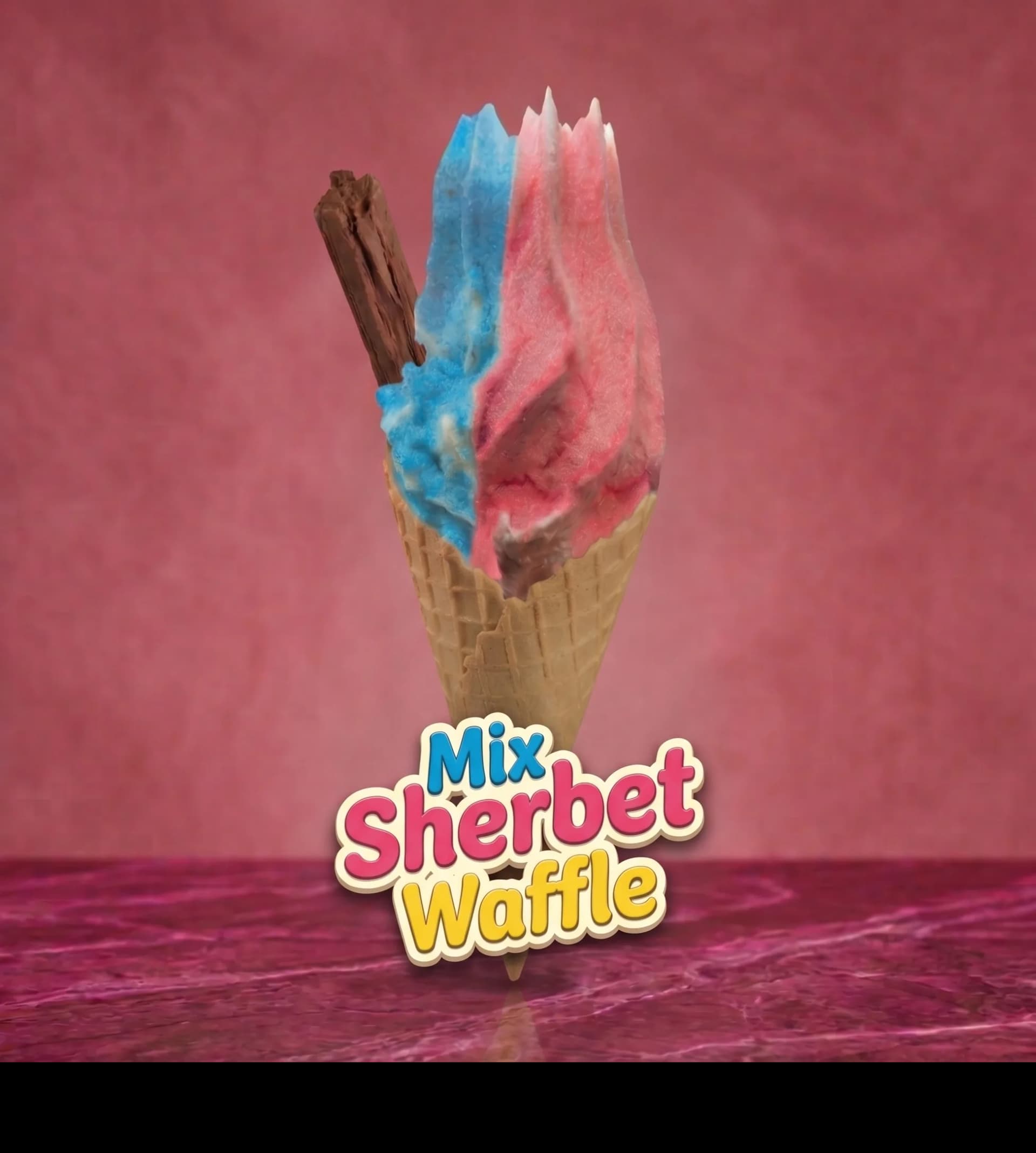 Sherbet Waffle