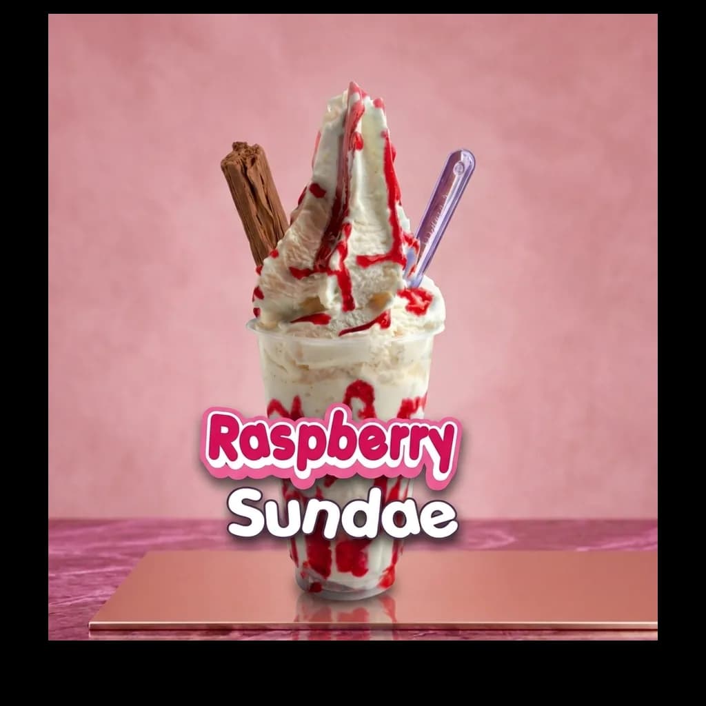 Raspberry Sundae