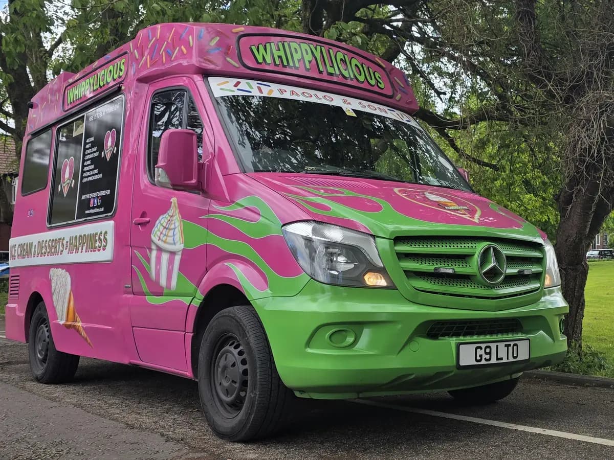 Whippylicious vintage ice cream van for hire — Manchester and nationwide UK