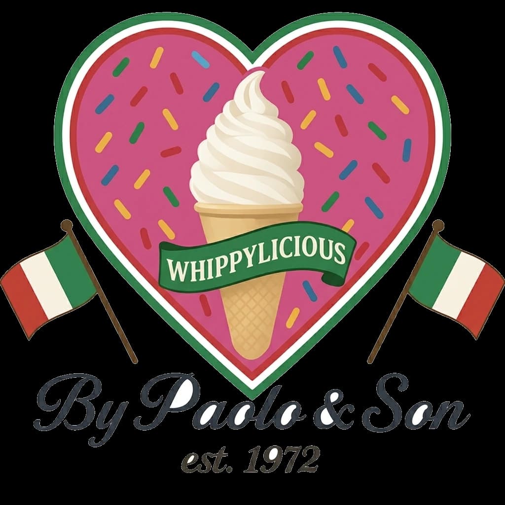 Whippylicious ice cream van logo